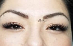 Volume eyelash extensions