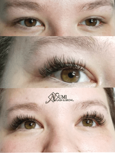 lash technician Student work